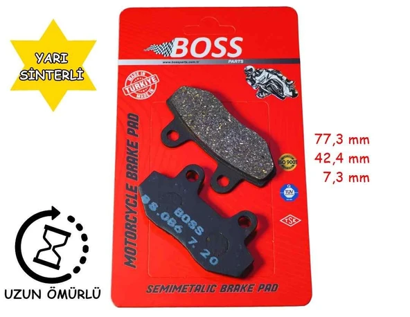 Rks Newlight Arka Fren Disk Balatası Ym Boss Fa086 Scooter Cg Cub ürün görseli 1
