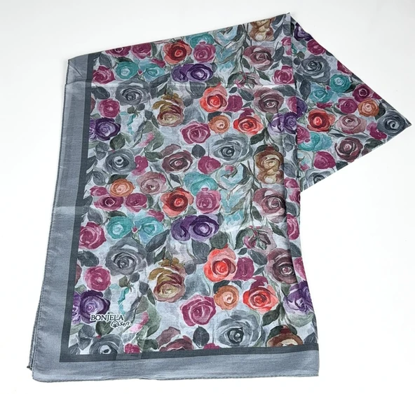 Soft Pamuk Şal-75 x 190 -06572 - Resim 5