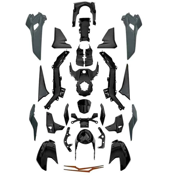 Cf Moto Kaporta Set Sıyah 23 Parça Nk250 ürün görseli 1