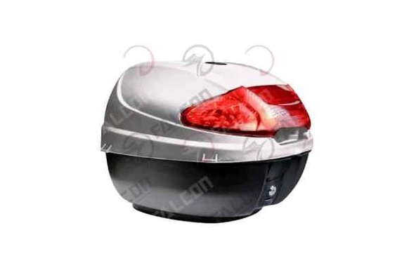 Motosiklet Arka Çanta 35 Lt Sırt Dayamalı Beyaz ürün görseli 1