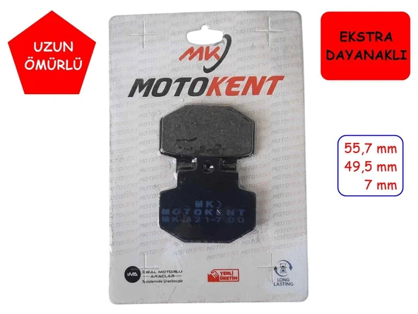 Arka Fren Disk Balatası Mtk Fa321 Vespa 946 Red Gts 125-150-250-300 Piaggio Fly 150 ürün görseli 1