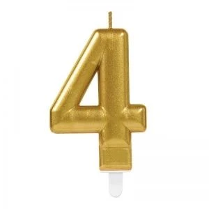 4 Rakam Mum Gold Renk ürün görseli 1