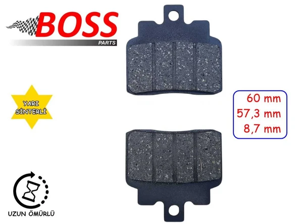 Ön Fren Disk Balatası Boss Bs299 Regal Raptor Pilder 125 ürün görseli 1