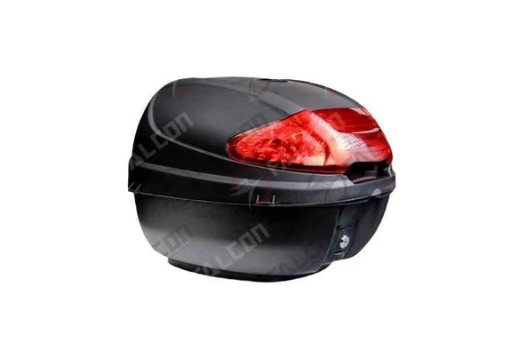 Motosiklet Arka Çanta 35 Lt Sırt Dayamalı Siyah ürün görseli 1