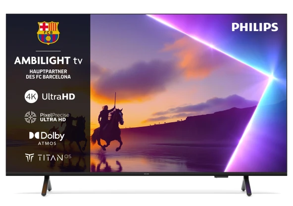 Philips Ambilight 50PUS8500 4K LED Smart TV - Pixel Precise Ultra HD, Titan OS, Dolby Vision ve Dolby Atmos Sound özellikli 50 inç ekran ürün görseli 1