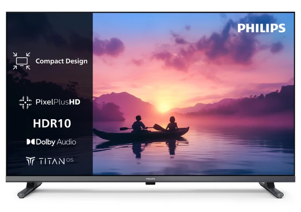 Philips 32PFS6000 2K HD LED Akıllı TV - Pixel Plus, Titan OS platformu ve Dolby Digital Sound özellikli 32 inç ekran - Alexa ve Google sesli asistanıyla çalışır ürün görseli 1