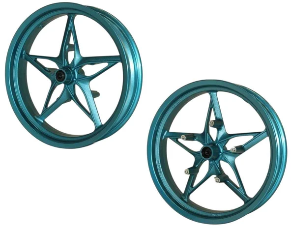 Cf Moto Nk 250 Ön Jant Turkuaz E4 3.50-17 Orj ürün görseli 1