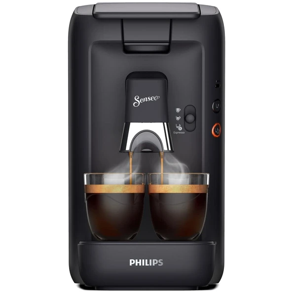 Philips Senseo Maestro kahve yastığı makinesi - Intense Plus teknolojisi, yüksek kaliteli espresso kalitesi, çevre dostu tasarım, 1,2L su deposu, not fonksiyonu, kireç çözme göstergesi (CSA260/60) ürün görseli 1