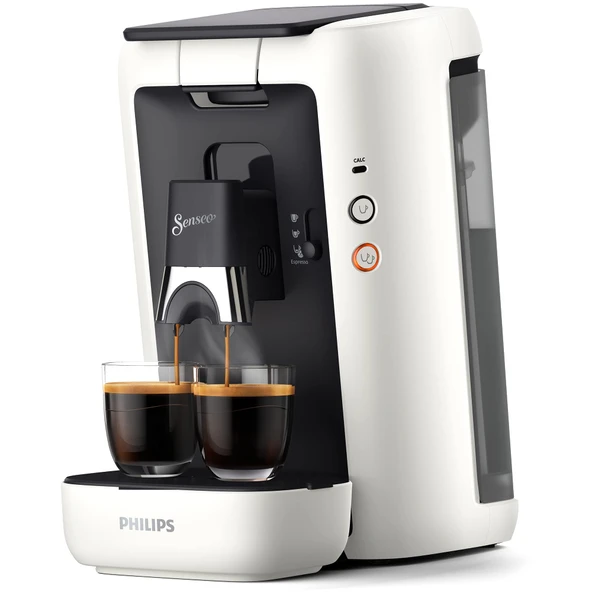 Philips Senseo Maestro kahve makinesi, kahve sertliği seçimi ve not işlevi, 1,2 litre su haznesi, renk: beyaz (CSA260/10) ürün görseli 1