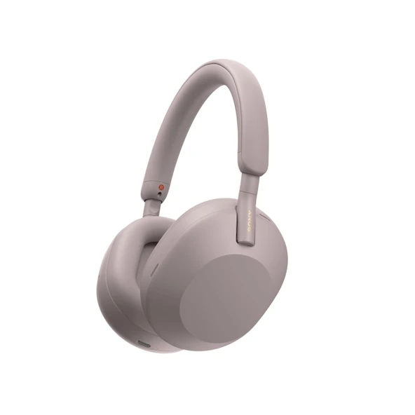 Sony WH-1000XM5 kablosuz kulak üstü kulaklık, uzaysal 3D ses ile birinci sınıf düzeyde aktif gürültü engelleme, şeffaflık modu, 30 saate kadar pil ömrü, Bluetooth, dumanlı pembe ürün görseli 1