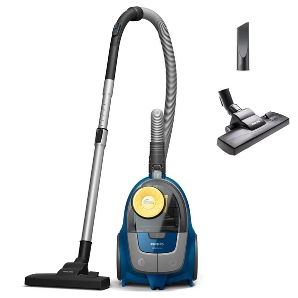 Philips Series 2000 Torbasız Elektrikli Süpürge - Süper Temiz Hava Filtreli ve Çok Amaçlı Nozullu 850W Elektrikli Süpürge (XB2125/09) ürün görseli 1