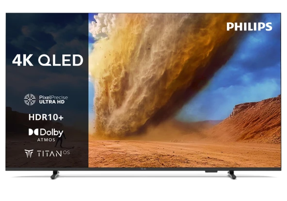 Philips 43PUS7800 4K QLED Akıllı TV - Pixel Precise Ultra HD, Titan OS platformu ve Dolby Atmos ses özellikli 43 inç ekran - Alexa ve Google sesli asistanıyla çalışır ürün görseli 1