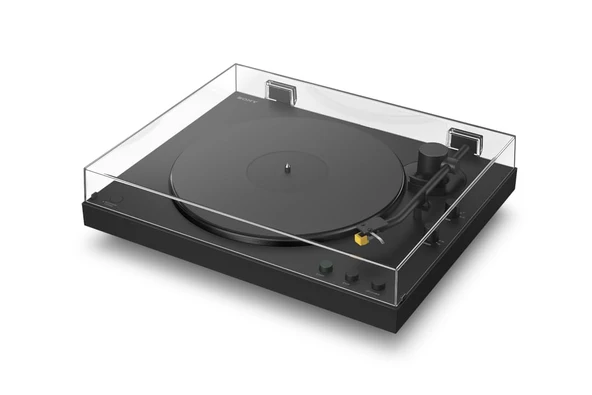 Tam Otomatik Oynatma, Kayış Tahrikli, Yüksek Kaliteli Kartuş, Yüksek Çözünürlüklü Ses, Dahili Fono Preamp, 3 Kazanç Moduna Sahip Sony PS-LX5BT Premium Bluetooth Pikap - Siyah ürün görseli 1