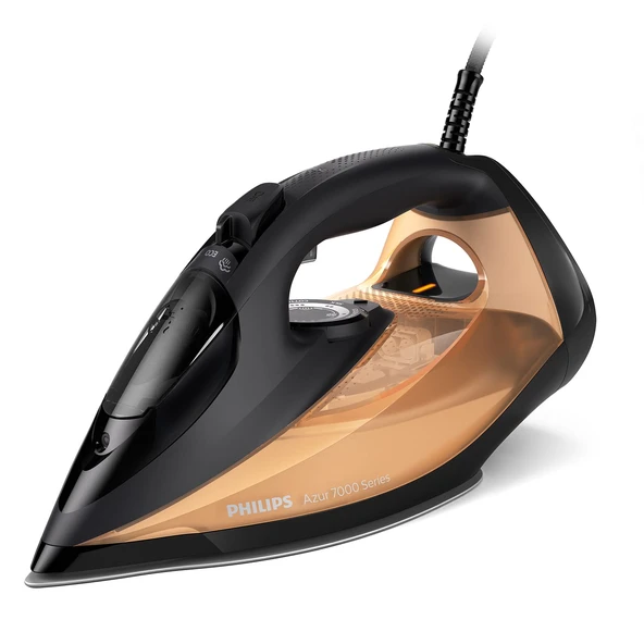 Philips 7000 Serisi buharlı ütü, 50 g/dk sabit buhar çıkışı, 250 g şok buhar, SteamGlide Elite taban, otomatik güvenlik kapatma (DST7040/80) ürün görseli 1