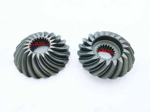 Kymco Mxu 300R Şanzıman Çıkış Dişli Seti 18-19T 2 Li Set Öm ürün görseli 1