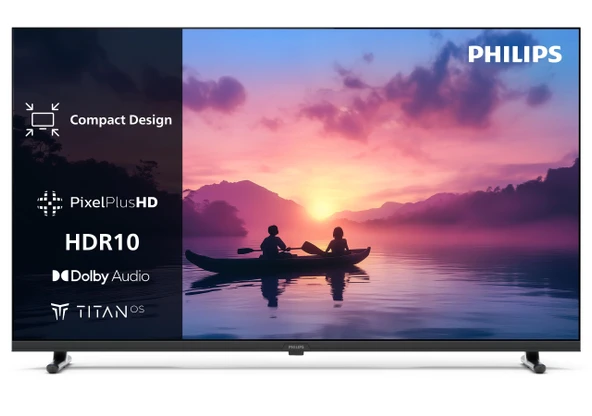 Philips 32PHS6000 HD LED Smart TV - Pixel Plus, Titan OS platformu ve Dolby Digital Sound özellikli 32 inç ekran - Alexa ve Google sesli asistanıyla çalışır, 2025 ürün görseli 1