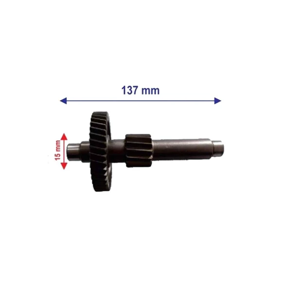 Atv Buggy Şanzıman Mili 14-42T Helis 137-15Xöm ürün görseli 1