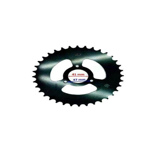 Atv Yuki Cazador Arka Dişli 520-36T İç 41X3 Delikli Ind Öm ürün görseli 1