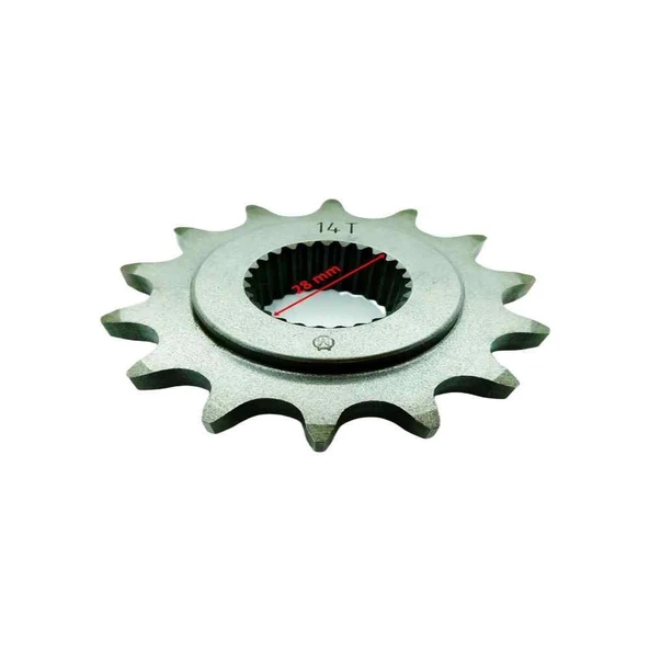 Atv Ön Dişli 530-14T İç 28X2 Setli Öm ürün görseli 1