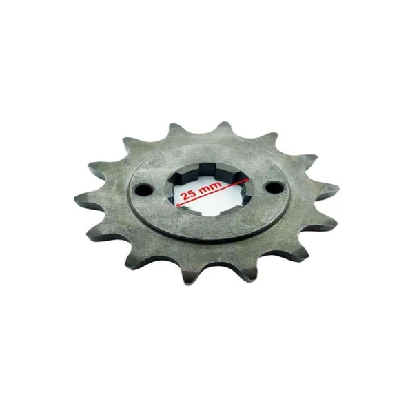 Atv Ön Dişli 530-14T İç 25X2 Delikli Setli Öm ürün görseli 1