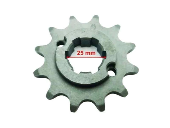 Atv Yuki Cazador Ön Dişli 520-12T İç 25 Mm Setli 2 Delikli Öm ürün görseli 1
