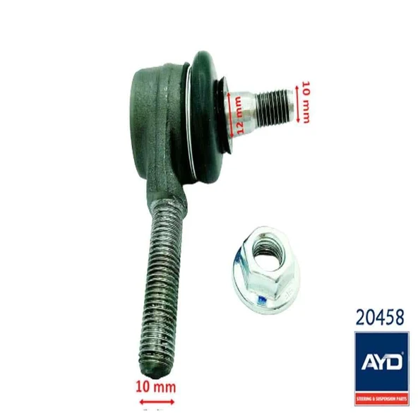 Atv Kymco 150 Au200 Sol Rot Başı Konikli 10-10-12 Mm ürün görseli 1