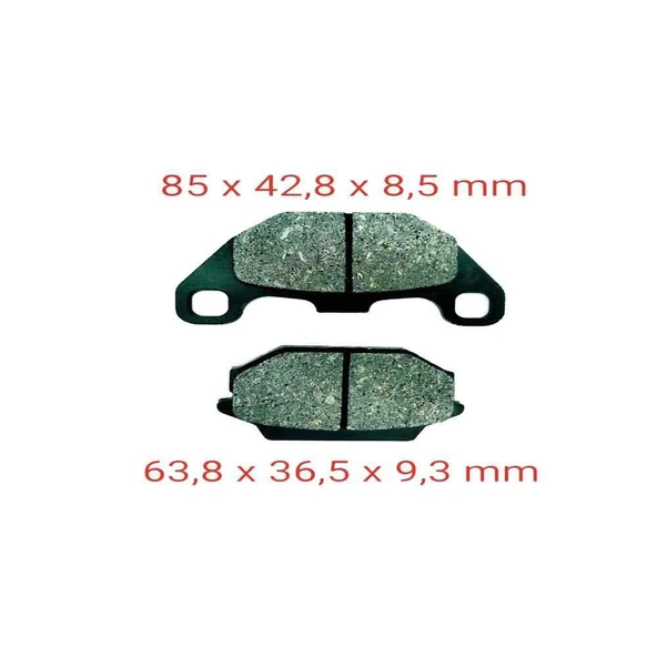 Atv Arka Fren Disk Balatası Fa305 Kymco Mxu 150 Vt ürün görseli 1
