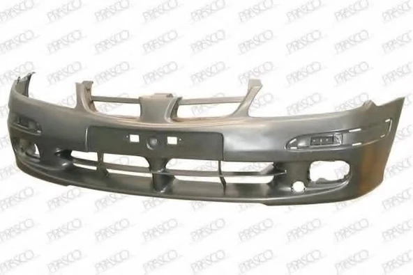 Nissan Almera 2000-2003 N16 Sedan Ve Hatchback Ön Tampon Siyah (Sis - Bant Delikli) (Tw) (Adet) (Oem No:62022Bn125) ürün görseli 1