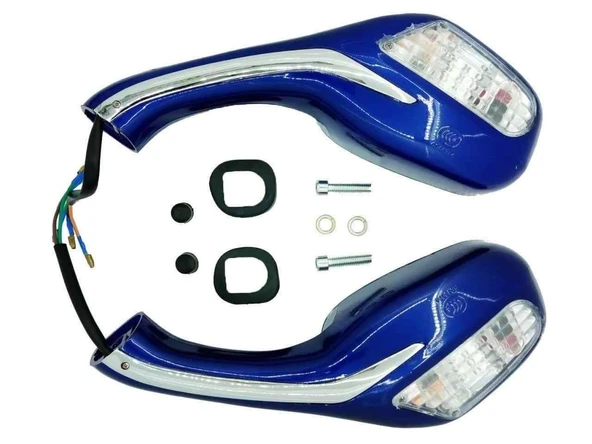 Scooter Ayna Sinyalli Mavi ürün görseli 1