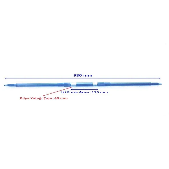 Atv Jınling Aks 980 Mm Bilya Yatağı 40 23 Freze Öm ürün görseli 1