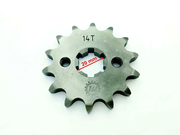 Ön Dişli 428-14T İç 20X2 Delik Yzf 125 R(2008-2015)Öm ürün görseli 1