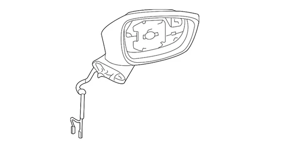 Toyota Hilux Vigo 2006-2011 Dış Dikiz Aynası Elektrikli Nikelaj Sol (Oem No: 87940-0K061) ürün görseli 1