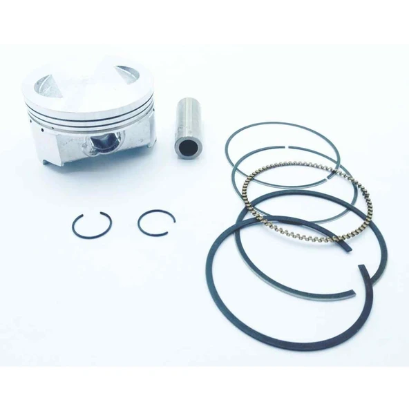Cg 200 Piston 65,5 Mm 15 Pim 12 Strok Düz Tepe Atg Sekmanlı ürün görseli 1