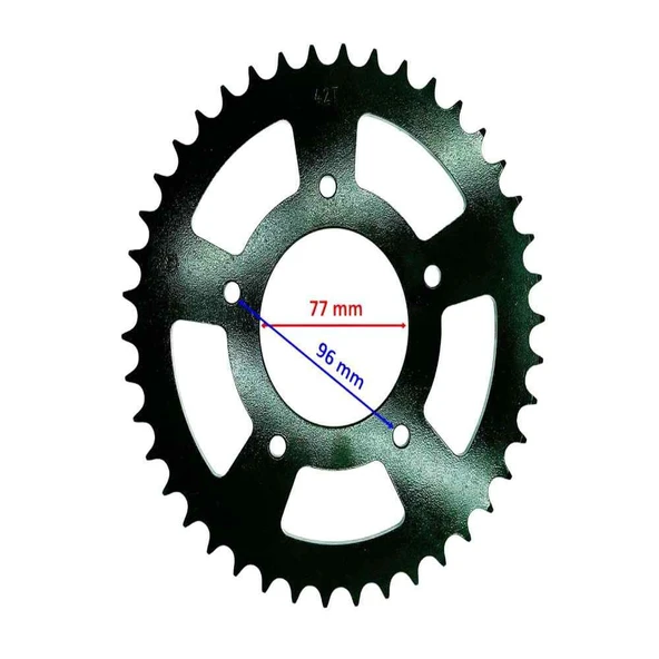 Cf Moto Nk 250 Arka Dişli 520-42T İç 77 Mm 5 Delikli Öm ürün görseli 1
