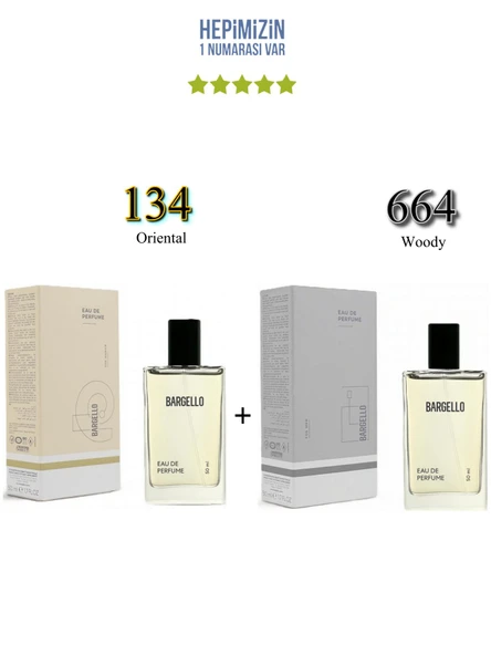 134 + 664 Kadın / Erkek Parfüm Edp 50 ml Oriental / Woody - Mnms134664 ürün görseli 1