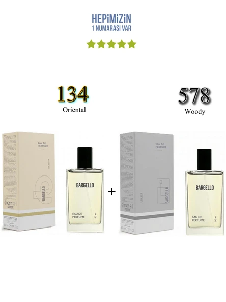 134 + 578 Kadın / Erkek Parfüm Edp 50 ml Oriental / Woody - Mnms134578 ürün görseli 1