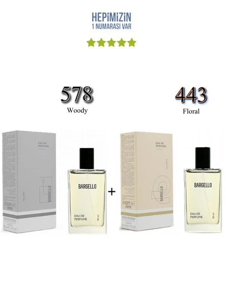 578 + 443 Erkek / Kadın Parfüm Edp 50 ml Woody / Floral - Mnms578443 ürün görseli 1