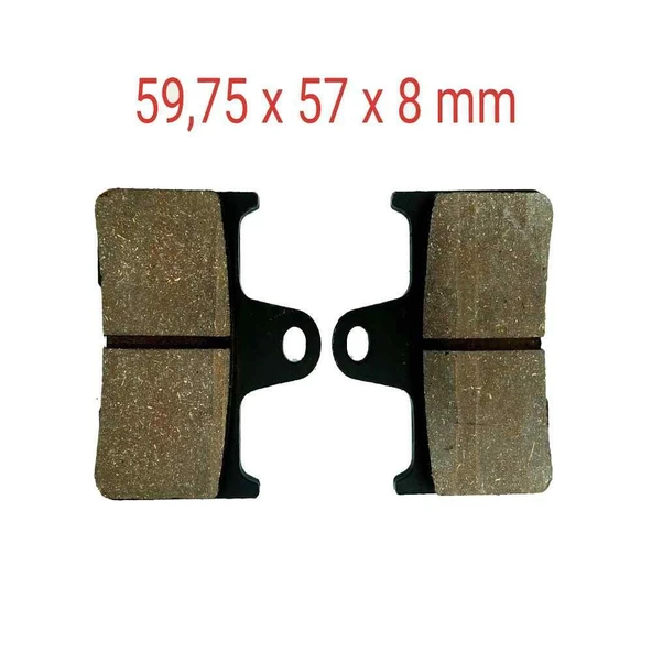 Arka Fren Disk Balatası Fa254 Suzuki Gsx 1400(2001-2007)-Gsxr 600(2004-2005)-Gsxr 1000(2001-2006) ürün görseli 1