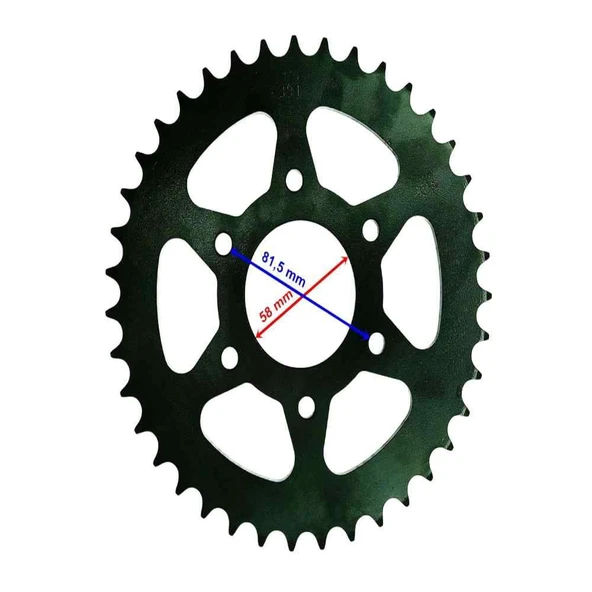 Bajaj Pulsar Ns 200 Arka Dişli 520-39T İç 58 Mm Öm ürün görseli 1