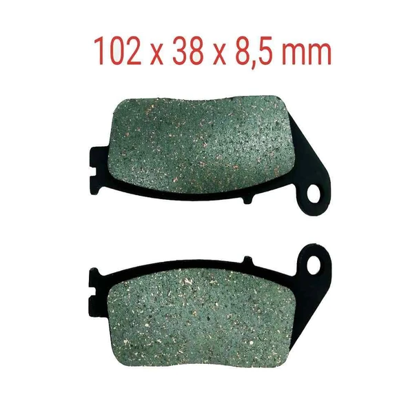 Ön Fren Disk Balatası Fa196 Honda Cbr 250-Cb 650 F -Suzuki Gw 250 İnazuma - Kymco Xciting-500= ürün görseli 1