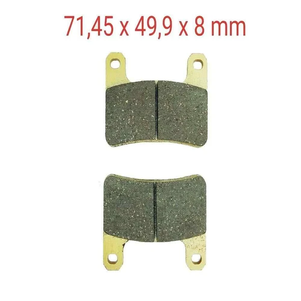 Ön Fren Disk Balatası Fa379 Suzuki Gsx-R 1300 Hayabusa(2008-2012) Kawasaki Z 1000 Sx ürün görseli 1