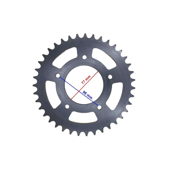 Cf Nk 250 Arka Dişli 520-39T İç 77 Mm 5 Delikli Öm ürün görseli 1