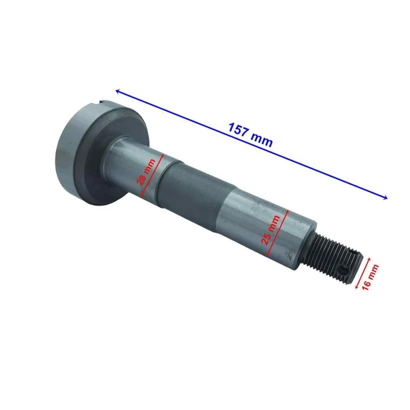 Atv Linhai Ön Akson Mili 16-25-28-157 Mm Öm ürün görseli 1