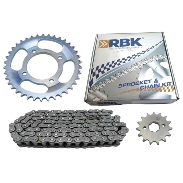 Cg Cgl Kaplinli Ön-Arka Dişli Zincir Set Rbk 428 110L 38-15T ürün görseli 1