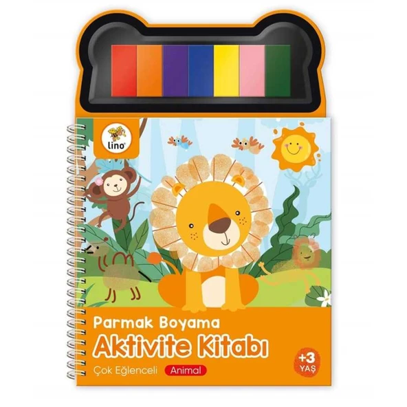 Lino Parmak Boyama Aktivite Kitabı Animal Lp-600 ürün görseli 1