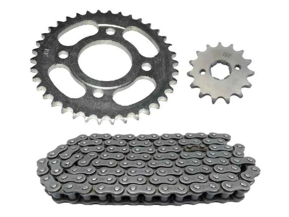 Cg Model Ön-Arka Dişli Zincir Set 428H 102L 38-15T Blc ürün görseli 1