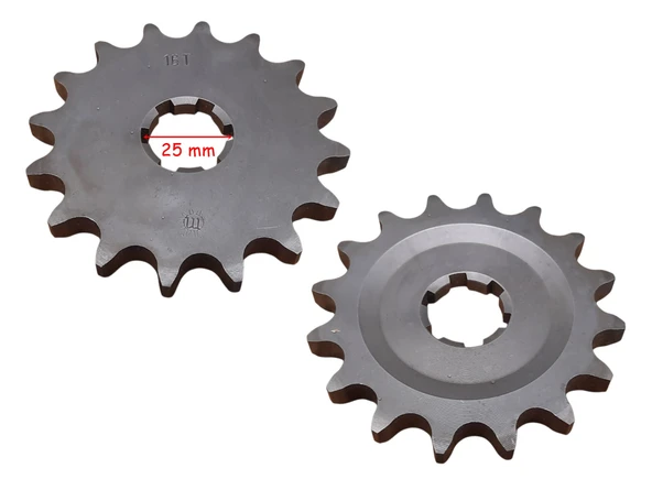 Atv Lx200 Ön Dişli 530-16T İç 25 Mm 6 Tırnaklı Çukur Öm ürün görseli 1