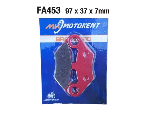 Atv Linhai Ön Fren Disk Balatası (Viptrac Arka) Fa453 A Kalite Cf Terralender 500-625-800 ürün görseli 1