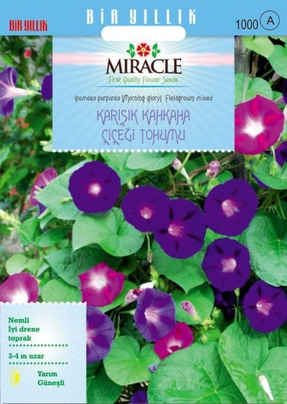 Miracle Karışık Fielgrown Kahkaha Çiçeği Tohumu (10 tohum) ürün görseli 1