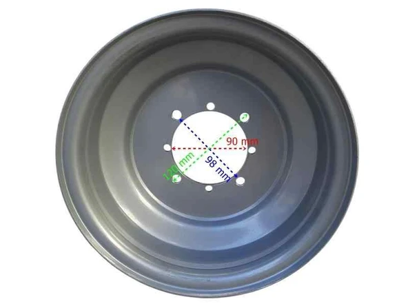 Atv 150-200 Ön Jant Gri (21-7-10) İç 90 Diskli Tip ürün görseli 1
